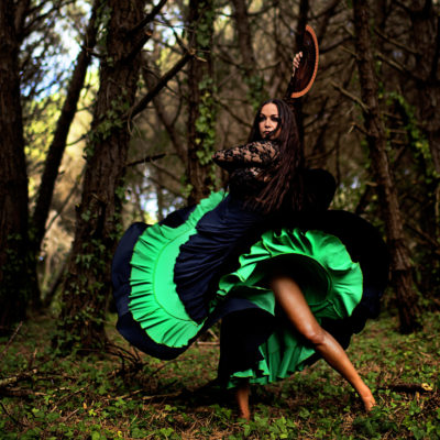 Flamenco Tanz im Wald
