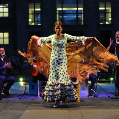 Flamenco mit Sänger und Gitarrist