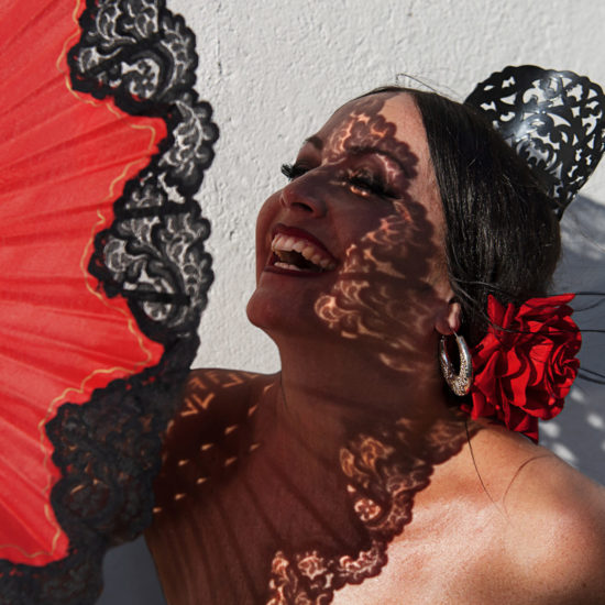 La Cati Flamenco mit Schatten