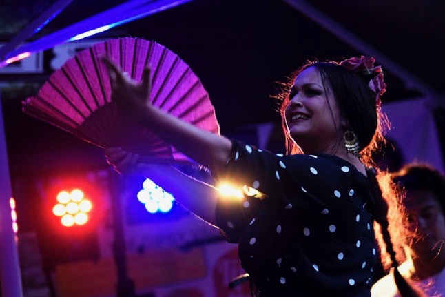 Flamenco-Tänzerin (Musik vom Band)